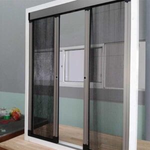 Cửa Lưới Chống Muỗi Dạng Lùa Đen Nhám