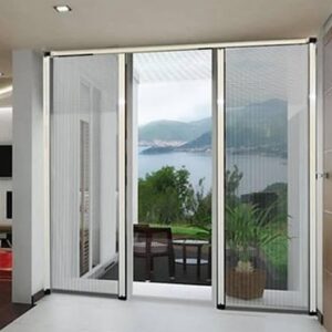 Cửa Lưới Dạng Xếp Sợi Thủy Tinh